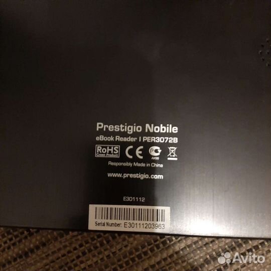 Электронная книга Prestigio PER3072B (сломана)