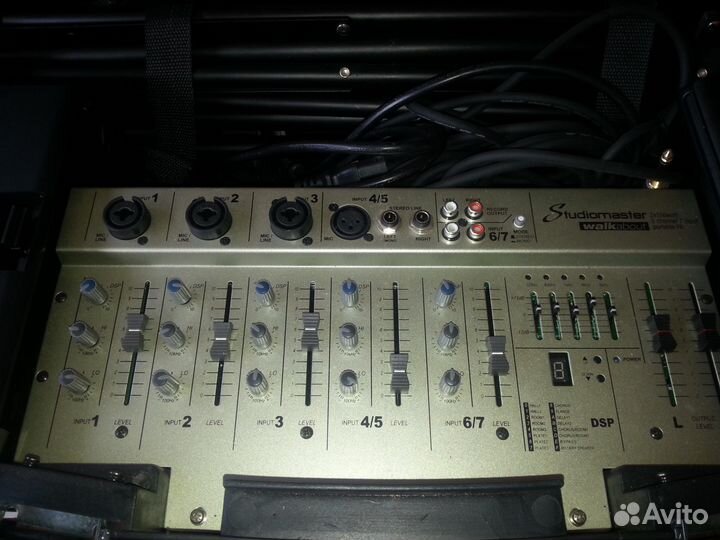 Усилитель с колонками studiomaster