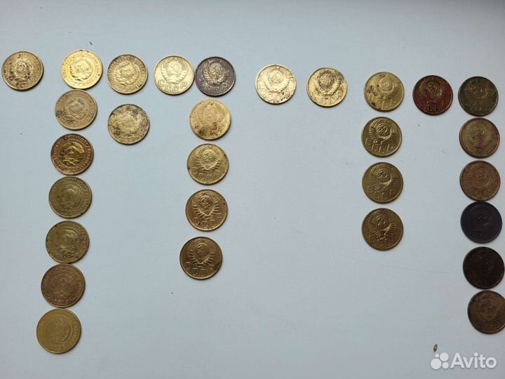 Монеты СССР 5 копеек