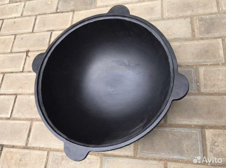 Казан чугунный Узбекский новый 8 литров