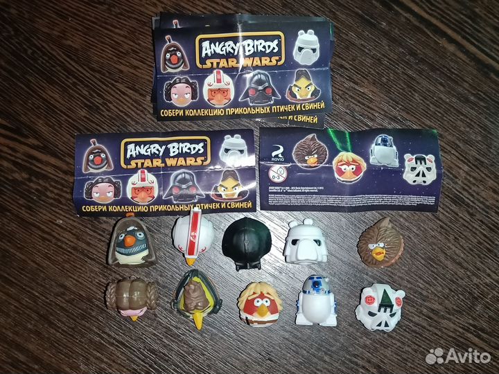 Серия птички и свинки Angry Birds Star wars