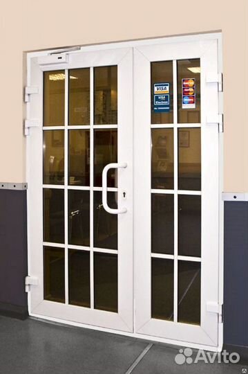 Пластиковая дверь 120х210 9