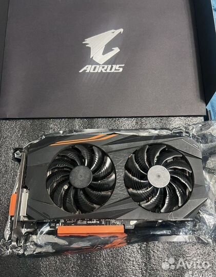 Видеокарта rx580 8gb aorus