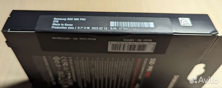 SSD диск Samsung 990 pro 2Tb
