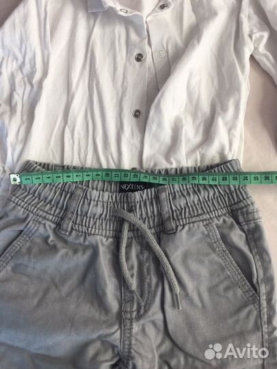 Джинсы и рубашка на мальчика 92-98