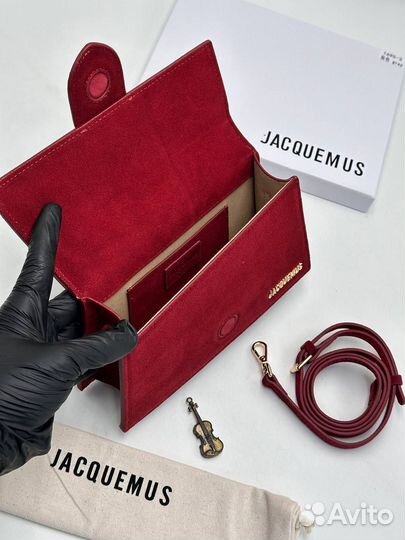 Сумка Jacquemus женская натуральная замша