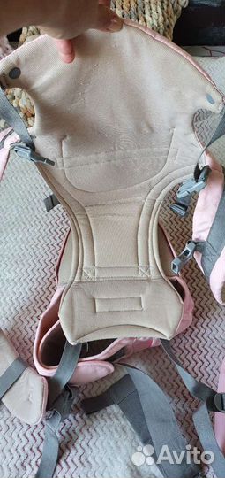 Эрго рюкзак кенгуру для ребенка Aiebao Розовый