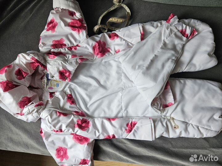 Демисезонный конверт комбинезон на 6-7 месяцев