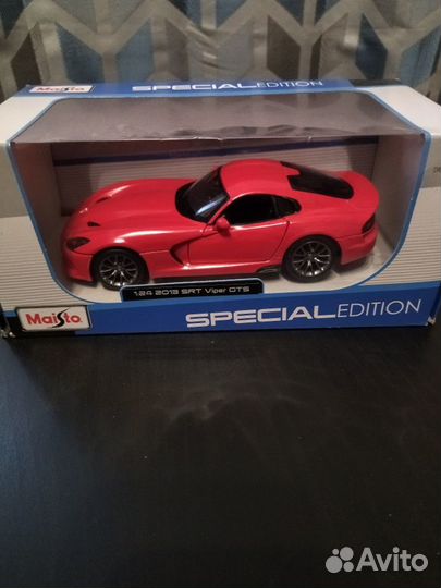 Модель автомобиля Viper GTS, масштаб 1:24