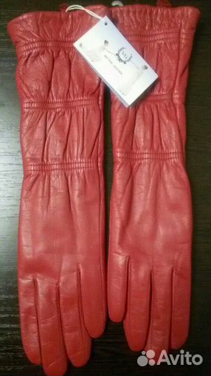 Перчатки кожаные, новые