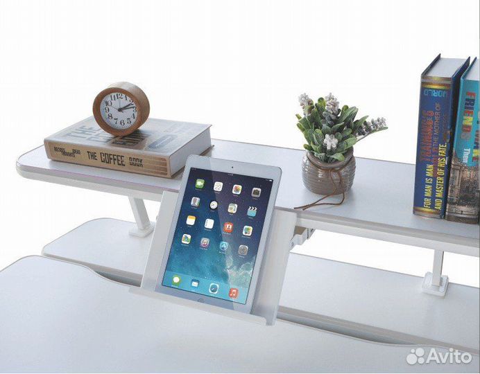 Полка и подставка для книг на кронштейне школьная