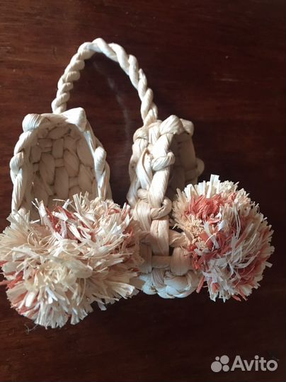 Соломенные лапти. Сувенир