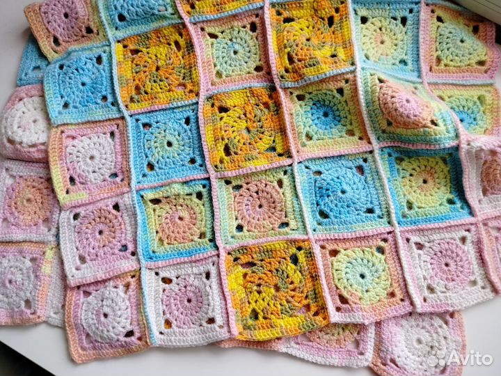 Вязаный плед