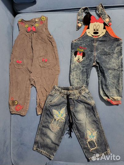 Вещи пакетом для девочки 80 86