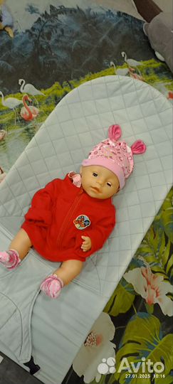 Шезлонг качалка для новорожденных