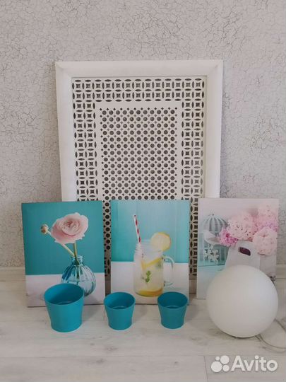 Горшки, кашпо, картины, предметы интерьера