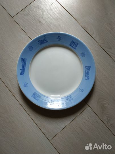 Тарелки мелкие, Конаково 1974-1991гг. D24см. 5шт