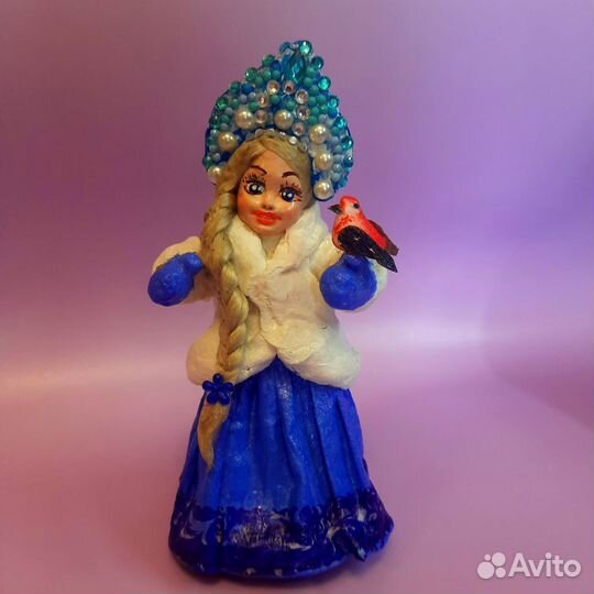 Ватные елочные игрушки