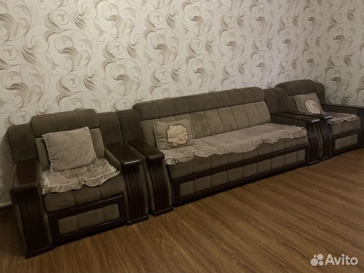 Диван с креслами бу