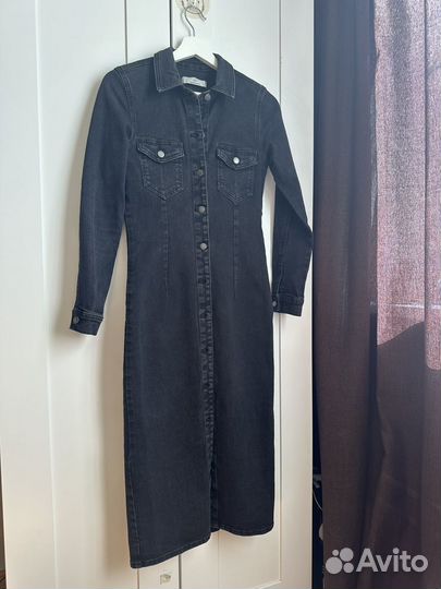 Джинсовое платье