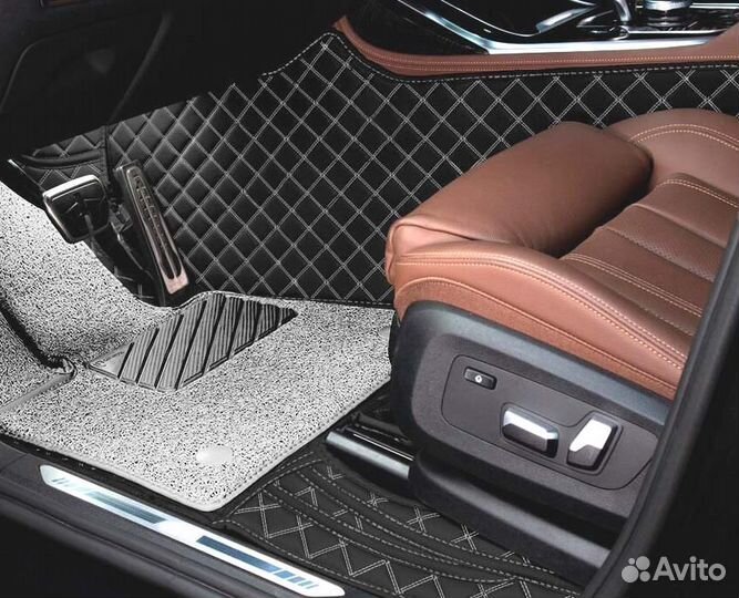 3D Коврики KIA из Экокожи