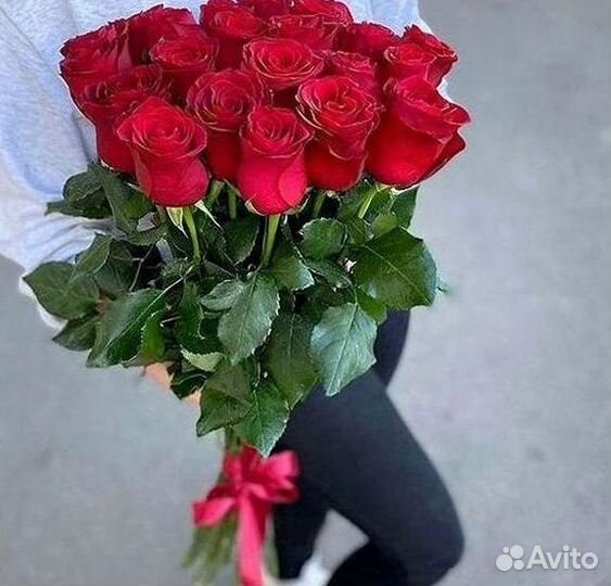 Высокие розы Доставка цветов