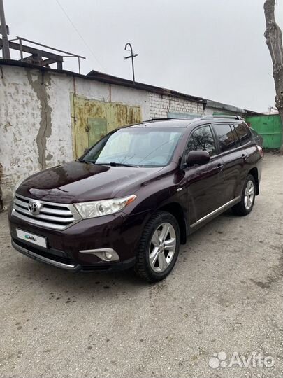 Toyota Highlander 3.5 AT, 2012, 170 000 км