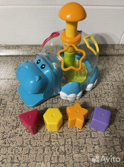 Развивающая игрушка Baby Go бегемотик- юла, Обмен