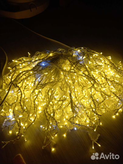 Гирлянда уличная бахрома 50м