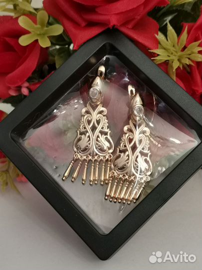 Серьги медсплав