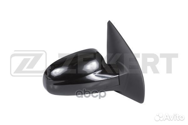 Зеркало в сборе правое / черное / эл регул / с