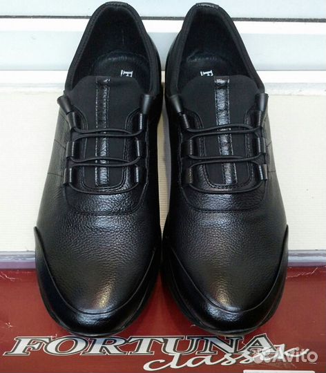 Кроссовки кожа муж. 