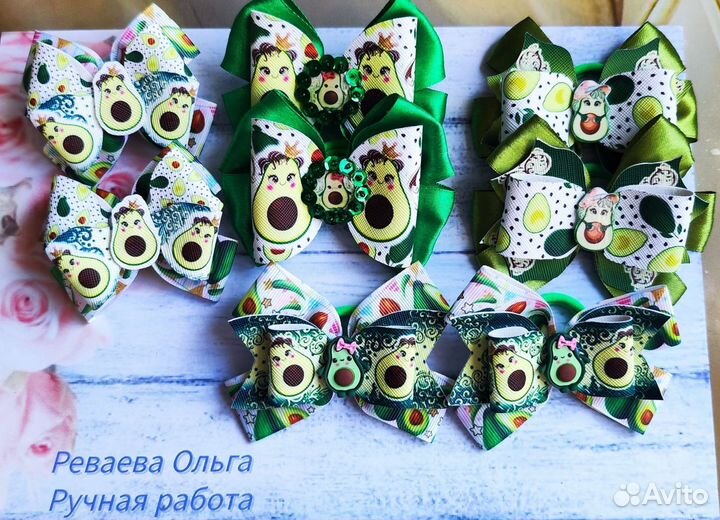 Резиночки для волос ручной работы