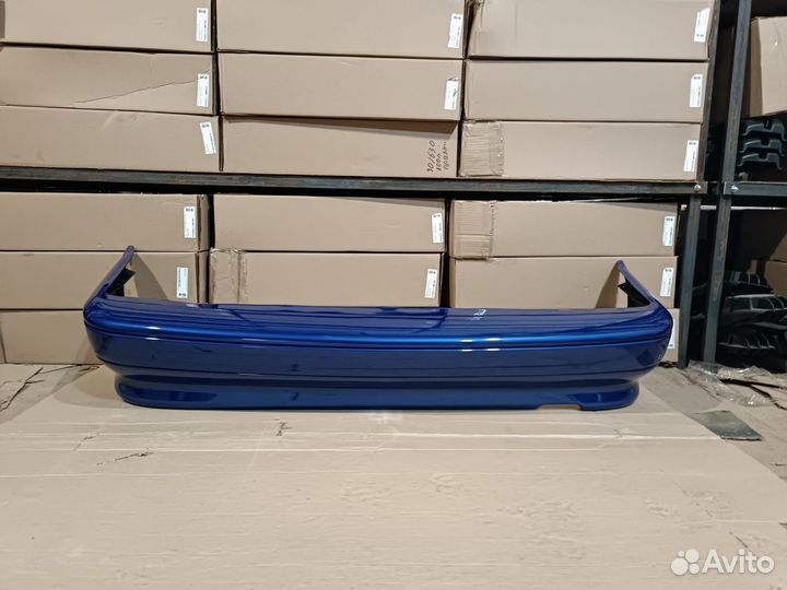 Бампер задний ваз 2114 цвет синий (мускари) 426