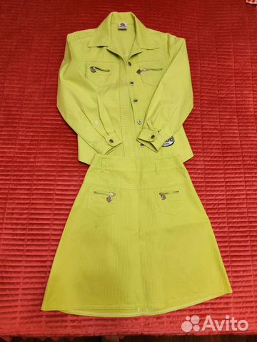 Джинсовый костюм для девочки