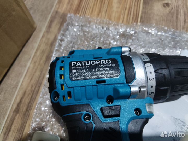 Шуруповёрт Patuopro безщеточный