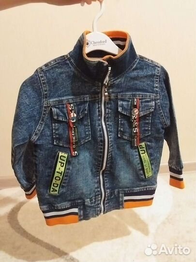 Джинсовый костюм для мальчика 110