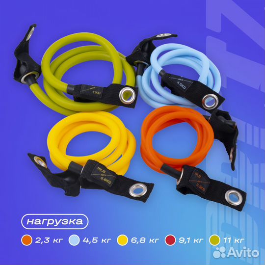 Набор трубчатых эспандеров prctz resistance tubes