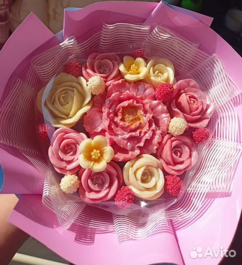 Съедобные букеты, розы, тюльпаны