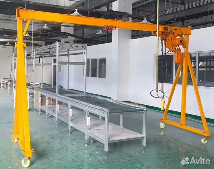 Козловой кран, мини кран