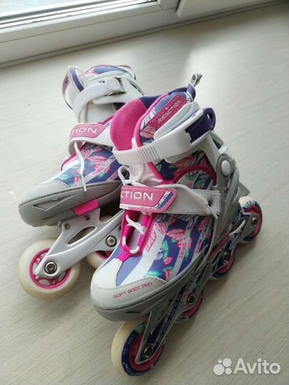 Роликовые коньки детские раздвижные