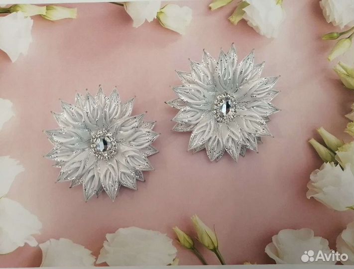 Бантики,заколки ручной работы