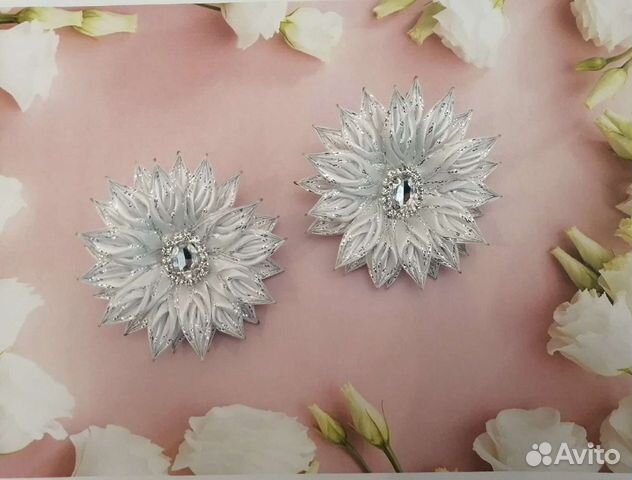 Бантики,заколки ручной работы