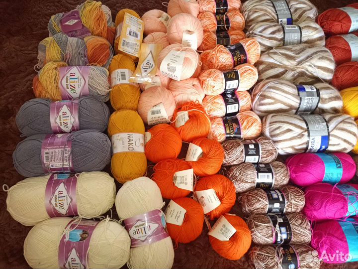 Пряжа в ассортименте