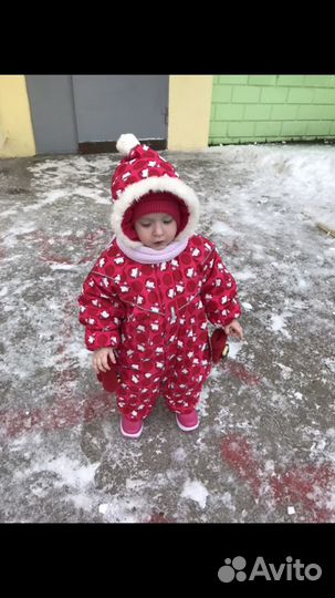 Детский зимний комбинезон на девочку