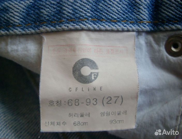 Шорты джинсовые р.27 (68-93) на S/ XS Новые