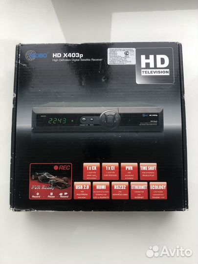 Ресивер спутниковый globo HD X403p
