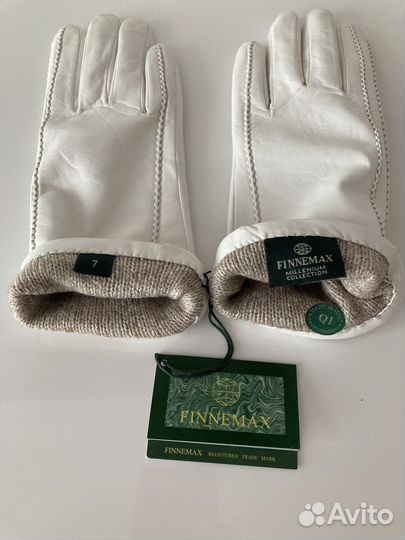 Перчатки женские кожаные новые
