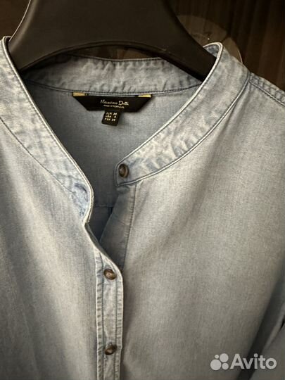 Рубашка джинсовая massimo dutti