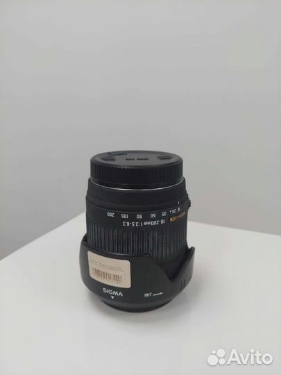 Объектив Sigma AF 18-200mm f/3.5-6.3 DC (1007)